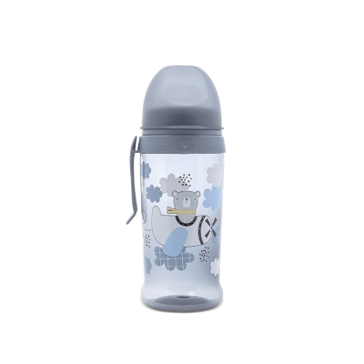 Спортна бутилка с мек накрайник Lorelli - My Friend, 350 ml, Cameo Blue