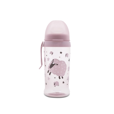 Спортна бутилка с мек накрайник Lorelli - My Friend, 350 ml, Mellow Rose