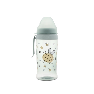 Спортна бутилка с мек накрайник Lorelli - My Friend, 350 ml, Iceberg Green