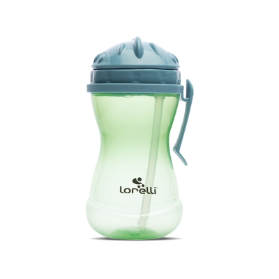 Спортна бутилка с дръжка Lorelli - 360 ml, Blue & Green