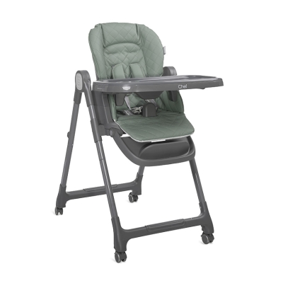 Стол за хранене 3 в 1 Lorelli - Chef, Green Leather