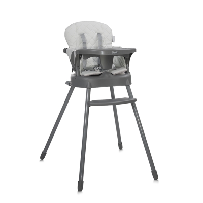 Стол за хранене 3 в 1 Lorelli - Siesta, Grey Leather