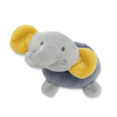 Дрънкалка донът Lorelli Toys - Natural, Сиво слонче