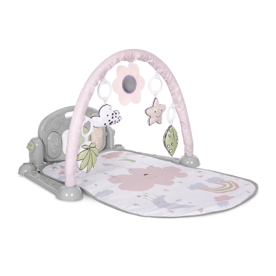 Активна гимнастика Lorelli Toys - Моето първо пиано, 73 х 60 сm, Розова