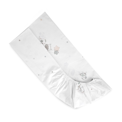 Чаршаф с ластик Lorelli - Жирафче, 70 x 140 x 15 cm