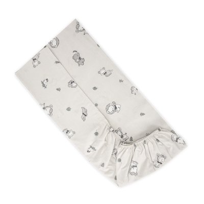 Чаршаф с ластик Lorelli - Jungle, 70 x 140 x 15 cm, Бежов