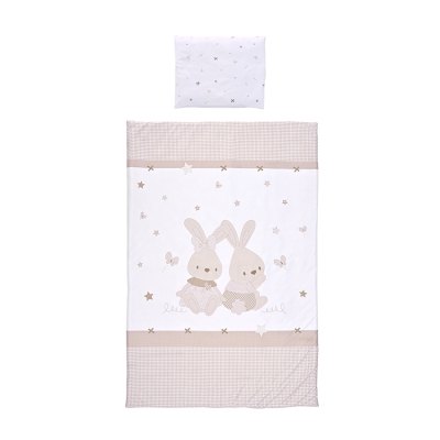 Спален комплект Lorelli - Hunny Bunny, 3 части, Бежов