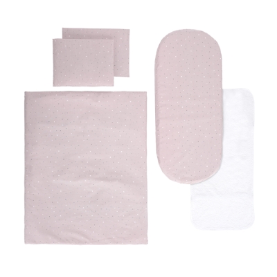 Сет за детска количка Lorelli - Небе, С протектор, Розов