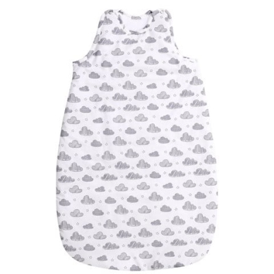 Зимен чувал Lorelli - Ранфорс, Облаци, бяло, 85 cm, 2.5 tog