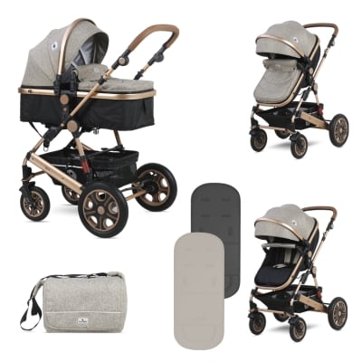 Комбинирана количка 2 в 1 Lorelli - Lora, Pearl Beige