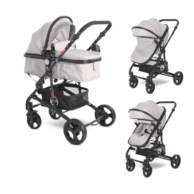 Детска комбинирана количка Lorelli - Alba Classic, Grey