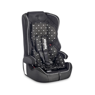 Стол за кола Lorelli Classic - Explorer, 9-36 kg, Black Crowns
