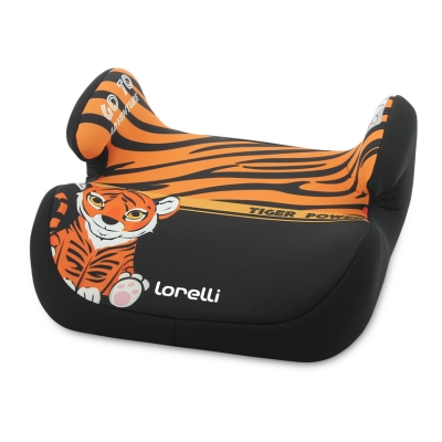 Седалка за кола Lorelli - Topo Comfort, 15 - 36 kg, Tiger, Black-Orange