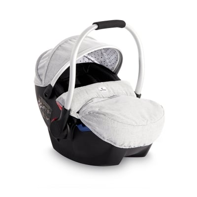 Кошница за кола Lorelli - Rimini, 0-13KG, Grey & Black Dots