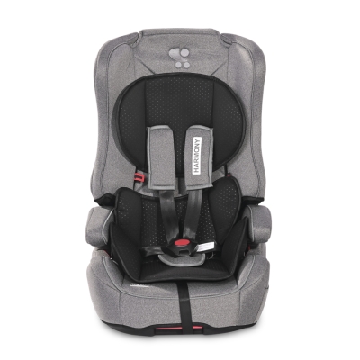 Стол за кола Lorelli Premium - Harmony, Isofix, 9-36 kg, Steel & Black