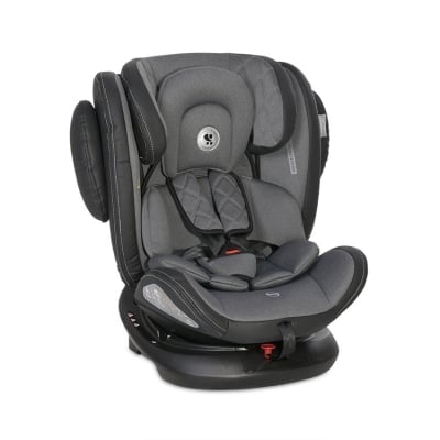 Столче за кола Lorelli - Aviator, IsoFix, 360°, 0-36 kg, Black & Dark Grey