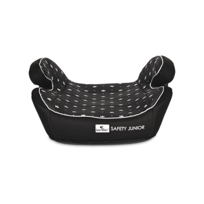 Седалка за кола Lorelli - Safety Junior Fix Anchorages, 15-36 kg, Black Crowns