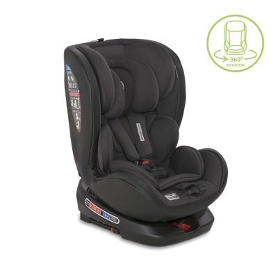 Столче за кола Lorelli - Nebula, IsoFix, 0-36 kg, Black