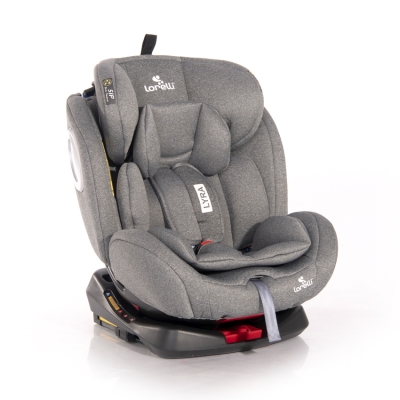Стол за кола Lorelli Premium - Lyra, Isofix, 0-36 kg, Grey