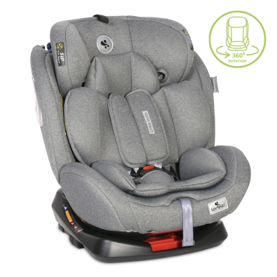 Стол за кола Lorelli Premium - Lyra, Isofix, 0-36 kg, Grey
