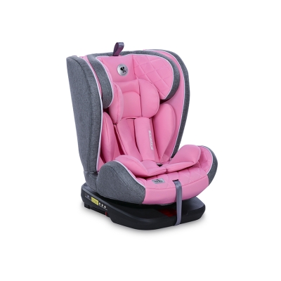 Стол за кола Lorelli - Atlas, с Isofix 360°, 0-36 kg, Pink Blush