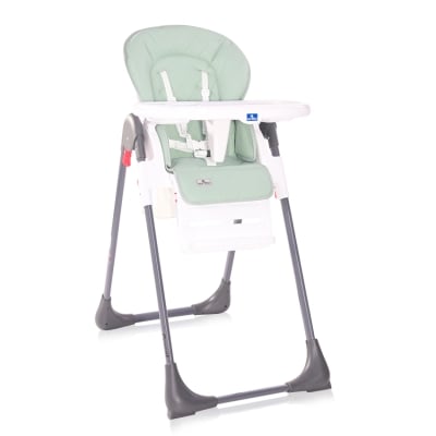 Столче за хранене Lorelli - Cryspi, Frosty Green Leather