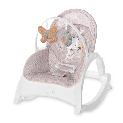Бебешки шезлонг Lorelli - Enjoy, Beige Daisy