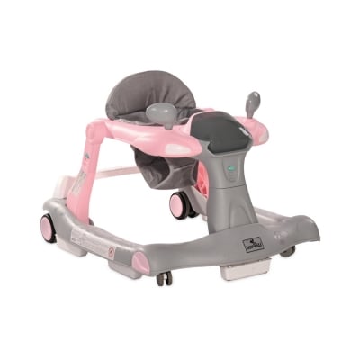 Проходилка 2 в 1 Lorelli - Rider, Pink & Grey