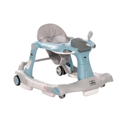 Проходилка 2 в 1 Lorelli - Rider, Blue & Grey