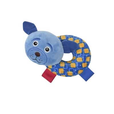 Дрънкалка донът Lorelli Toys - Куче, синьо