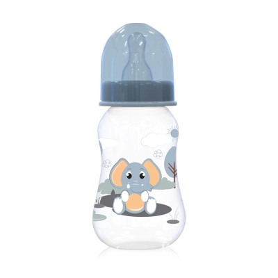 Бебешко шише Lorelli - Baby Care, 125 ml, Moonlight Blue