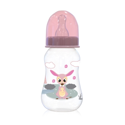 Бебешко шише Lorelli - Baby Care, 125 ml, Blush Pink