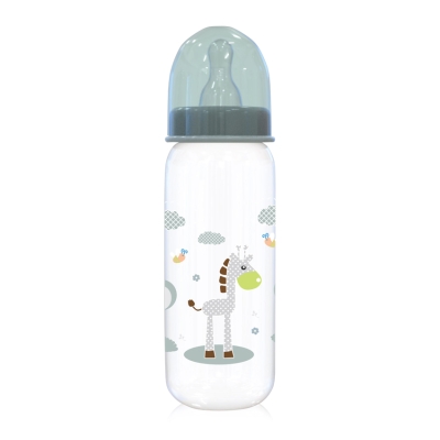 Бебешко шише Lorelli - Baby Care, Simple, 250 ml, Green