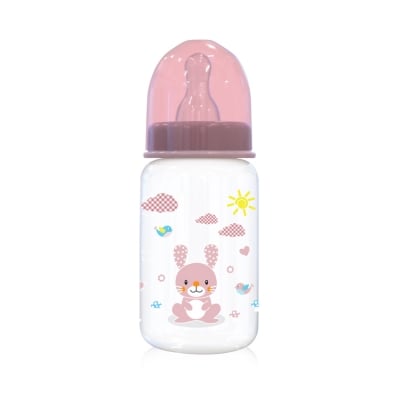 Бебешко шише Lorelli - Simple, 125 ml, Blush Pink