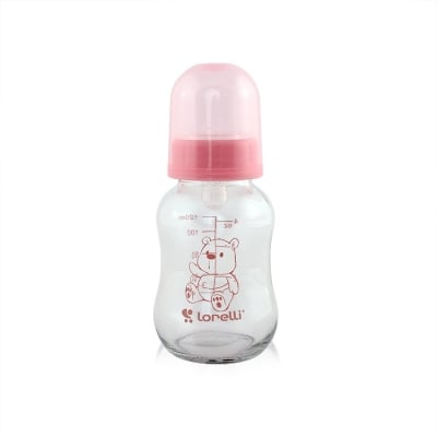 Стъклено шише Lorelli - 120 ml, Blush Pink 