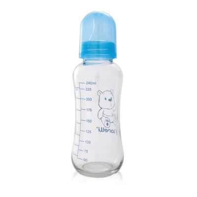 Стъклено шише Lorelli - 240 ml, Синьо