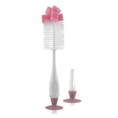Четка за шишета с вакуум Lorelli - Baby Care, Pink