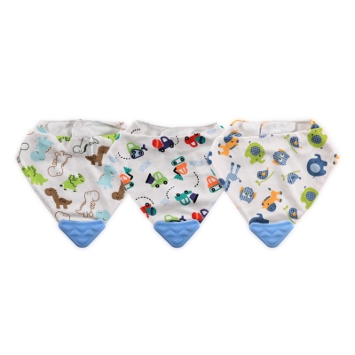 Лигавник-бандана с гризалка Lorelli - Baby Care, Boy, aсортимент