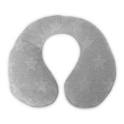 Възглавничка за път Lorelli - Baby Care, Grey Stars