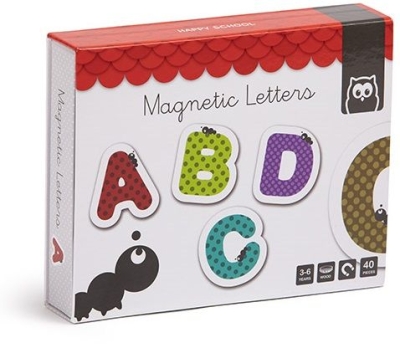 Образователен комплект Eurekakids - Магнитни букви, 40 броя