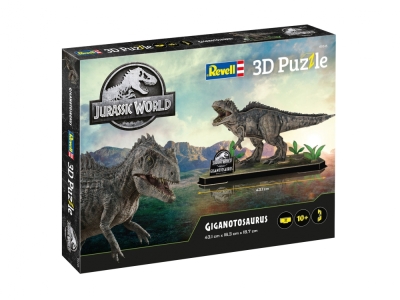 3D пъзел Revell - Джурасик свят, Гиганотозавър, 60 части