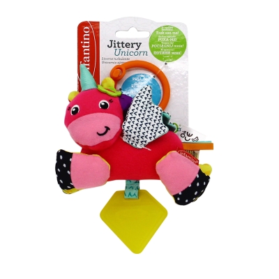 Мека сензорна играчка Infantino - Еднорог