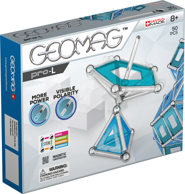 Магнитен конструктор Geomag - Pro-L Панели, 50 части
