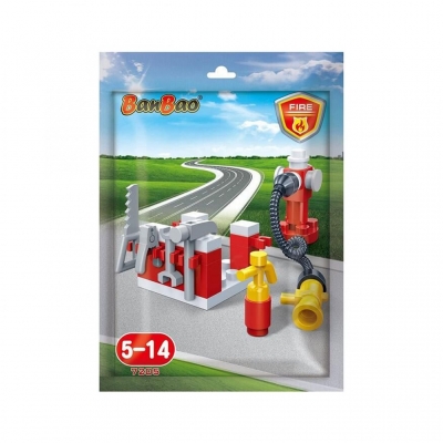 Мини Конструктор BanBao - Пожарна, 29 части