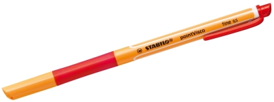 Ролер химикалка Stabilo - PointVisco, Червена