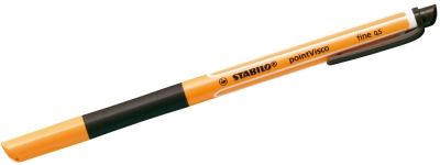 Ролер химикалка Stabilo - PointVisco, Черна