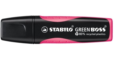 Текст маркер Stabilo - Green Boss, Розов