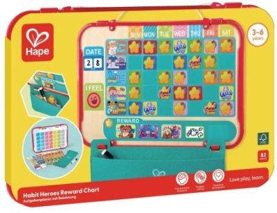 Образователен комплект Hape - Табло с ежедневни навици и задачи
