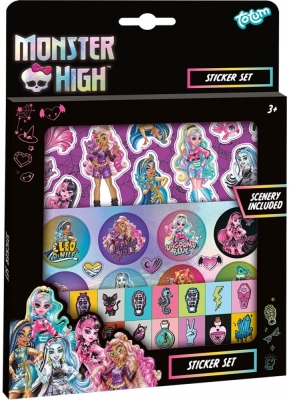 Комплект стикери Totum - Monster High, 4 части