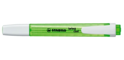Текст маркер Stabilo - Swing Cool, Зелен